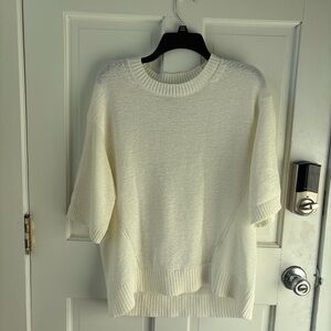 (3/$25) BANANA REPUBLIC Cream Women's Knit Crew Neck Sweater Size M